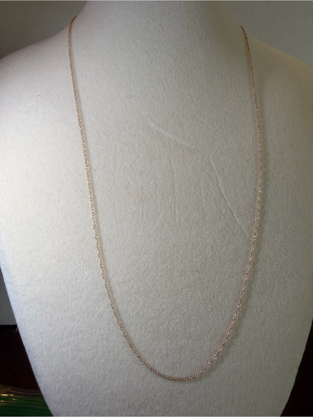 18” 10K chain - delicate (0.4g)